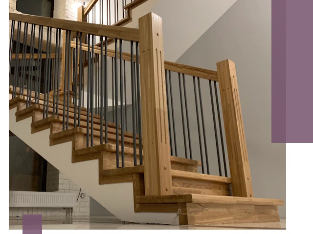 Реставрация деревянных и металлических лестниц в Коврове