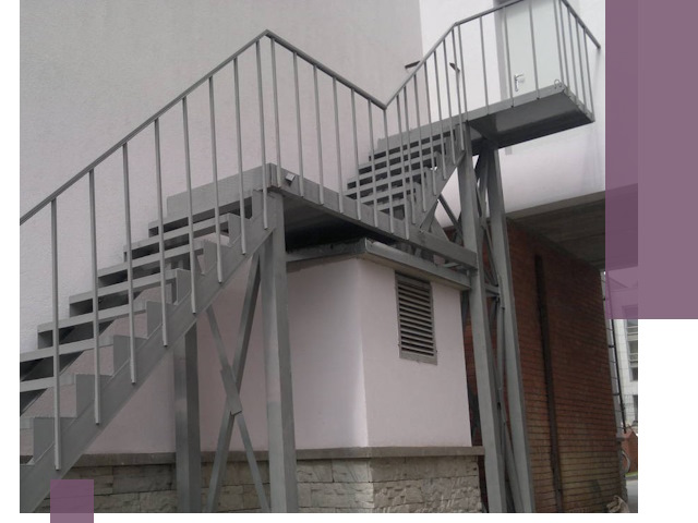 Монтаж пожарных лестниц под ключ в Коврове с гарантией качества