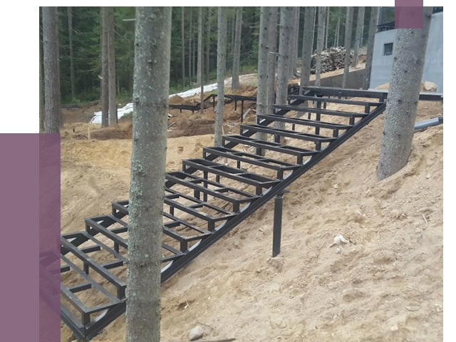 Монтаж металлических лестниц в Коврове от 13557 руб. 