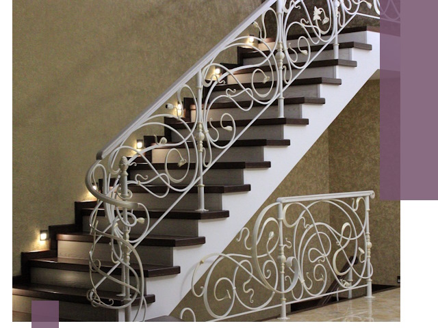 Кованые лестницы под ключ в Коврове — изготовление и монтаж