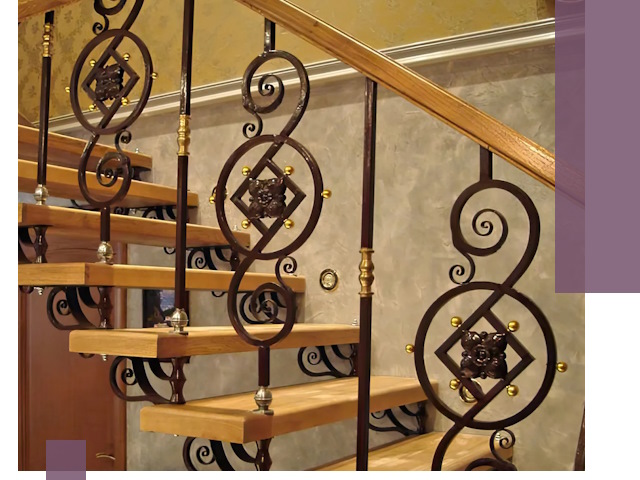 Изготовление кованых лестниц под ключ в Коврове