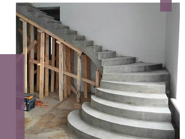 Изготовление бетонных лестниц под ключ в Коврове от 19952 руб. | ПРОЛЁТ-Квр