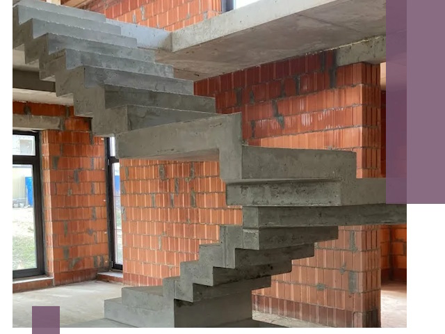 Изготовление бетонных лестниц под ключ в Коврове