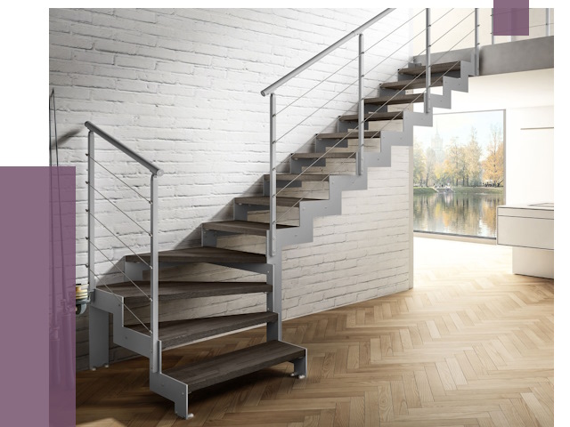 Г-образные лестницы под ключ в Коврове от 37091 руб. | ПРОЛЁТ-Квр