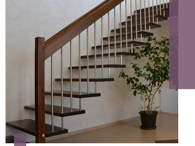 Лестницы на больцах под ключ в Коврове – изготовление и монтаж