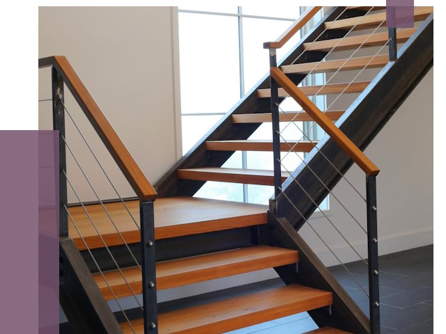 Изготовление лестниц на металлокаркасе в Коврове от 18929 руб. | ПРОЛЁТ-Квр