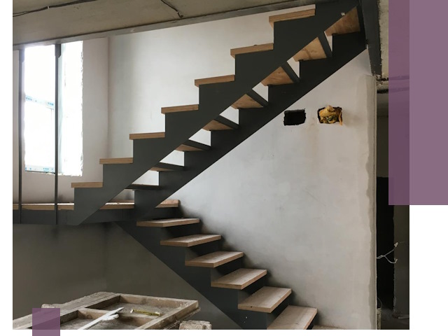 Изготовление лестниц на металлокаркасе в Коврове от производителя