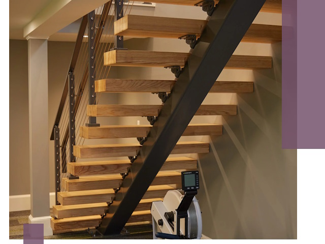 Лестницы на монокосоурах под ключ в Коврове - изготовление и монтаж