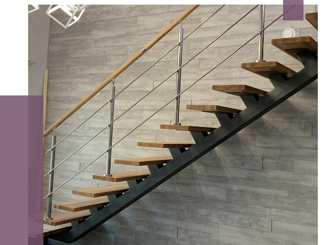 Изготовление лестниц на монокосоуре в Коврове от 76228 руб. 