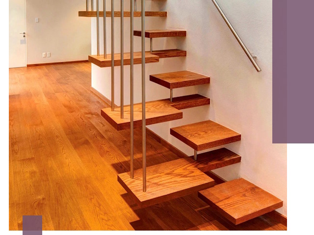 Лестницы «гусиный шаг» на заказ в Коврове для узких пространств