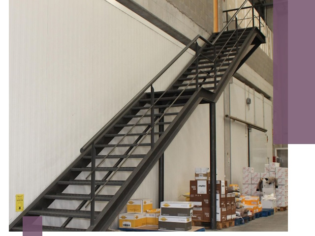 Лестницы для производства в Коврове — изготовление и монтаж