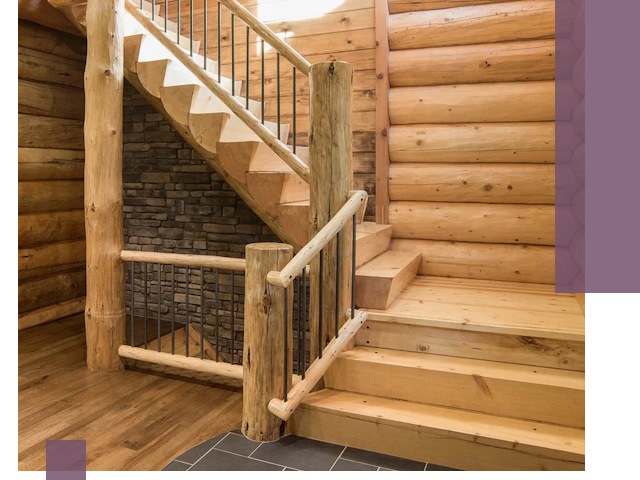 Лестницы в баню под заказ и профессиональный монтаж в Коврове