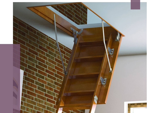 Установка чердачной лестницы в Коврове от 7827 руб. | ПРОЛЁТ-Квр