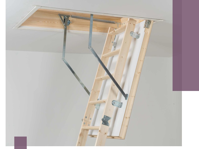 Установка чердачной лестницы под ключ в Коврове