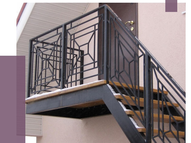 Металлические перила в Коврове от 4297 руб.  | ПРОЛЁТ-Квр