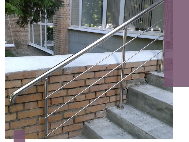 Перила из нержавеющей стали высокого качества в Коврове