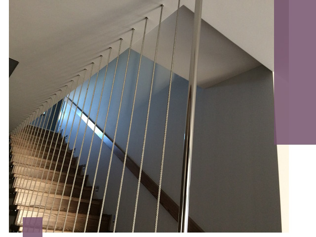 Тросовые перила под ключ в Коврове — производство и монтаж