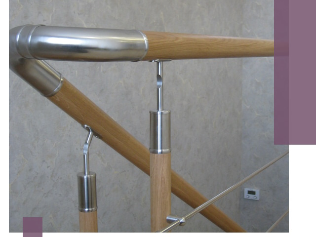 Комбинированные перила на заказ в Коврове — монтаж и производство