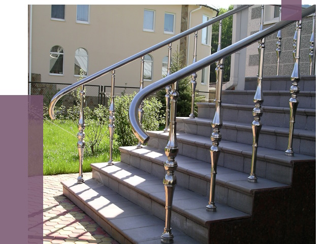 Перила для крыльца в Коврове от 10744 руб. — монтаж ПРОЛЁТ-Квр