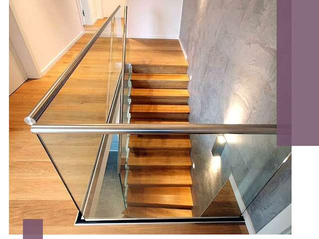 Перила для лестницы в доме — изготовление и монтаж в Коврове