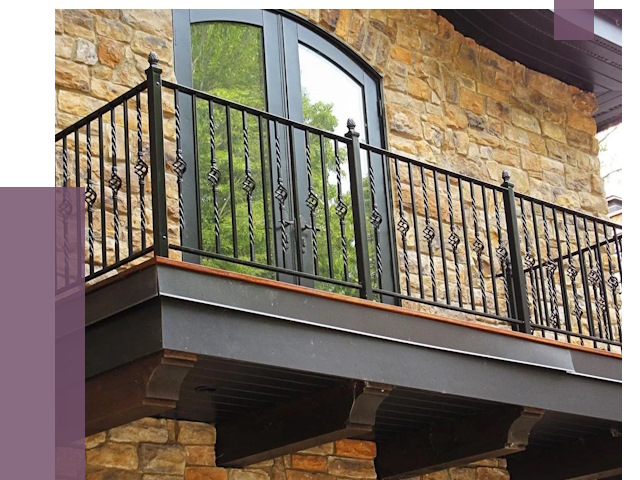 Балконные ограждения в Коврове от 8032 руб. — купить | ПРОЛЁТ-Квр