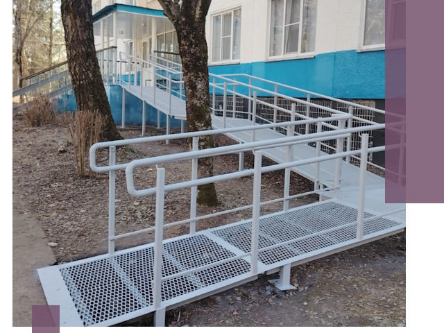 Пандусы под ключ в Коврове: изготовление, монтаж и демонтаж