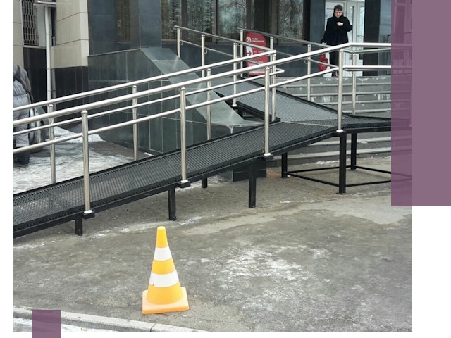 Стационарные пандусы под ключ в Коврове — изготовление и монтаж