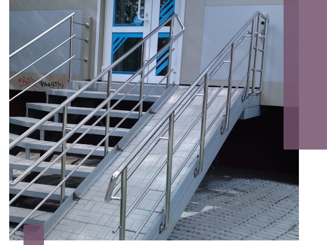 Пандус на крыльцо под ключ в Коврове: монтаж и изготовление