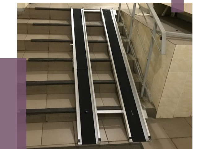 Установка пандуса в подъезд в Коврове от 7981 руб. под ключ | ПРОЛЁТ-Квр