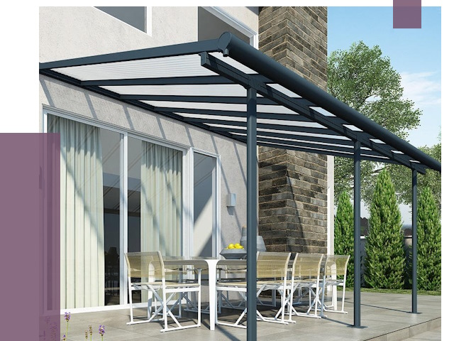 Навесы пристенные в Коврове от 9106 руб. — монтаж и установка | ПРОЛЁТ-Квр