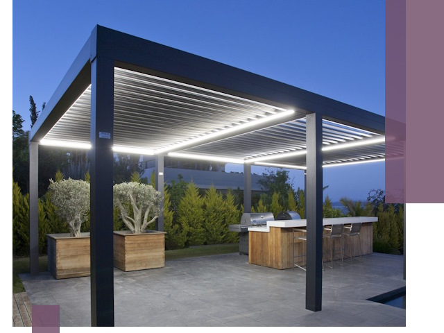 Навесы отдельно стоящие под ключ в Коврове из металла и поликарбоната