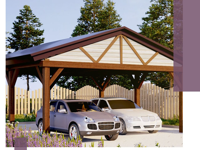 Навесы для автомобиля в Коврове — изготовление и монтаж