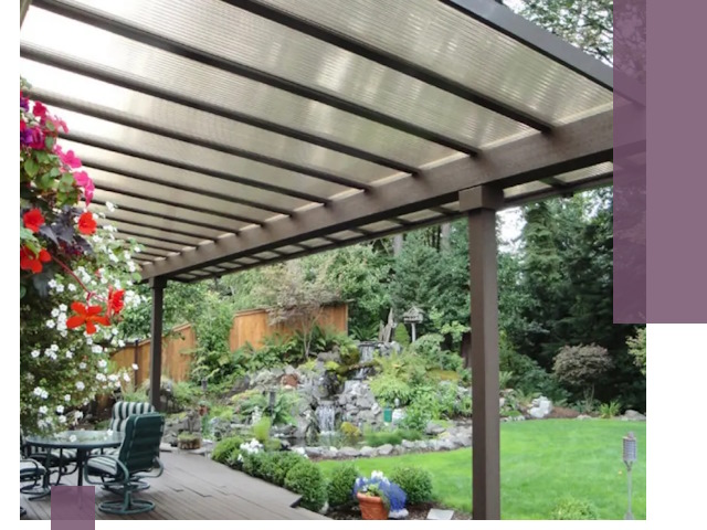 Навесы из поликарбоната под ключ в Коврове быстро и надёжно