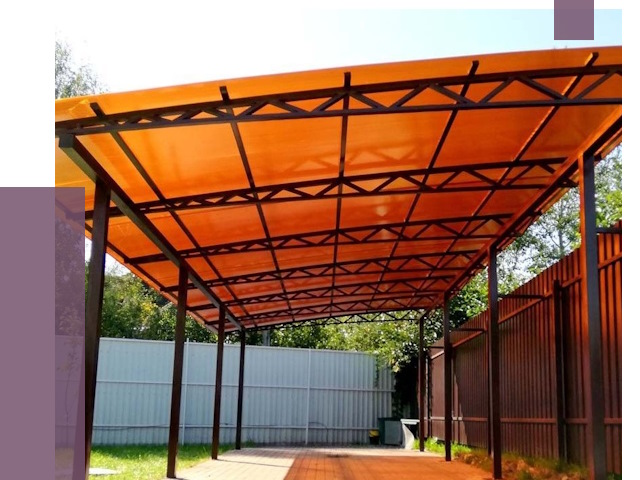 Односкатные навесы под ключ в Коврове от 13148 руб. 