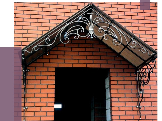 Металлические козырьки в Коврове от 10692 руб. 