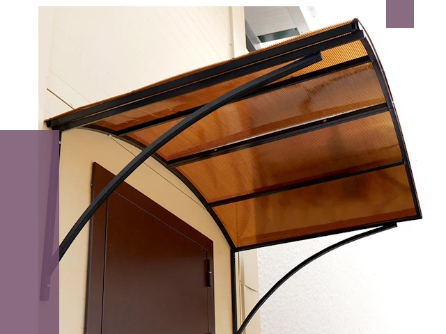 Недорогие козырьки в Коврове от 7592 руб.  | ПРОЛЁТ-Квр