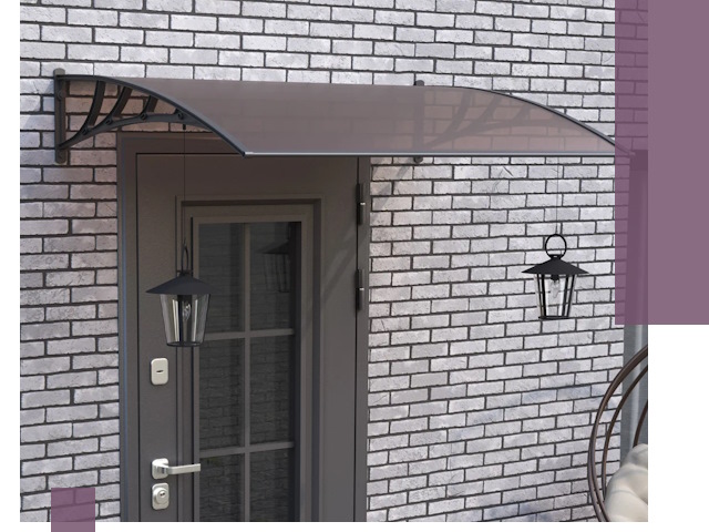 Недорогие козырьки и навесы под ключ в Коврове