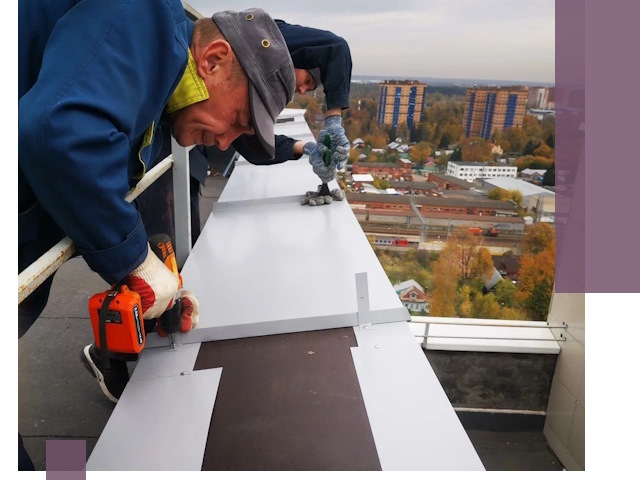 Монтаж парапетов в Коврове — установка прочных металлических ограждений