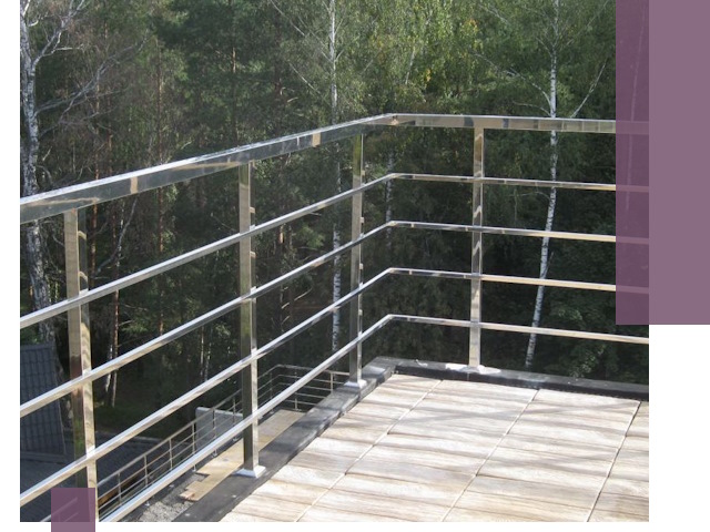 Парапеты из нержавеющей стали в Коврове — изготовление и монтаж