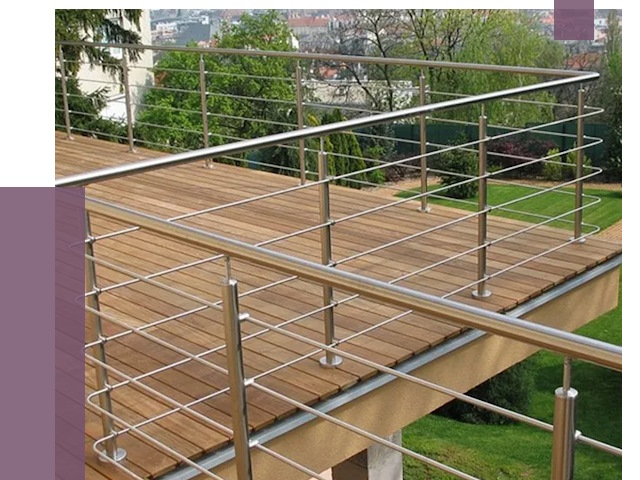 Алюминиевые парапеты в Коврове под ключ от 7776 руб. 