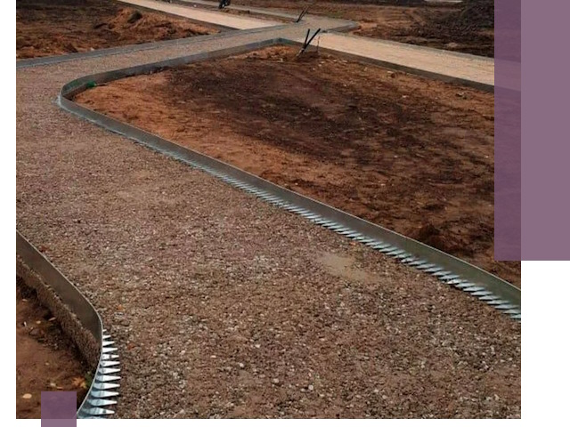 Металлические бордюры под ключ в Коврове — изготовление и монтаж