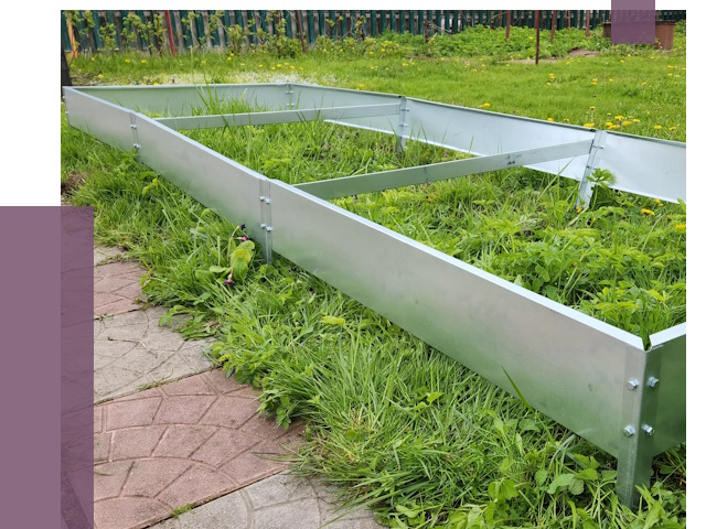 Металлические бордюры для грядок в Коврове от 1791 руб. 