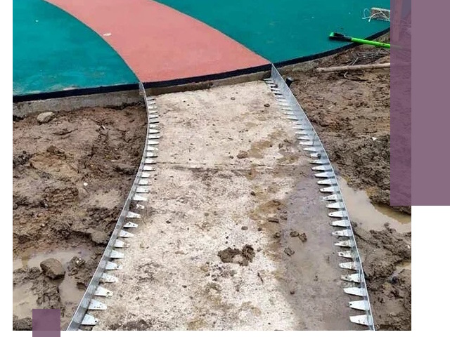 Металлические бордюры для дорожек в Коврове — монтаж и изготовление