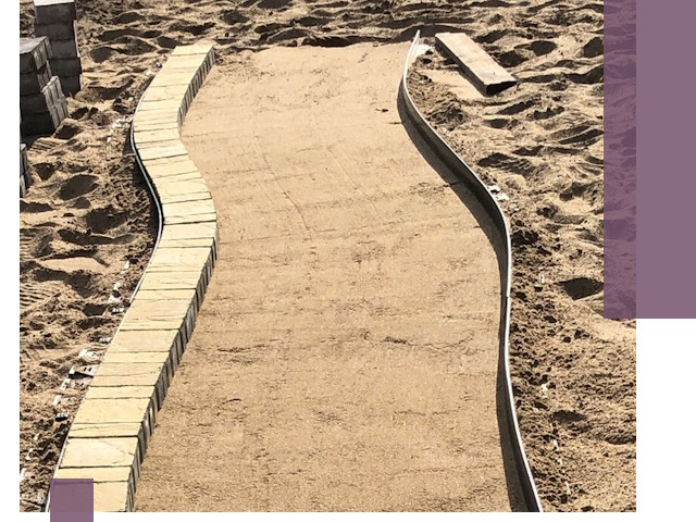 Металлические бордюры для тротуаров в Коврове — прочные и долговечные