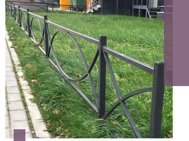 Газонные ограждения из металла в Коврове — монтаж и продажа