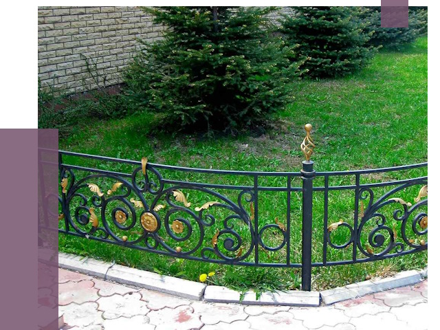 Кованые газонные ограждения в Коврове от 7623 руб. — ПРОЛЁТ-Квр