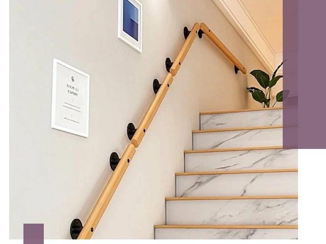 Поручни металлические и деревянные под ключ в Коврове