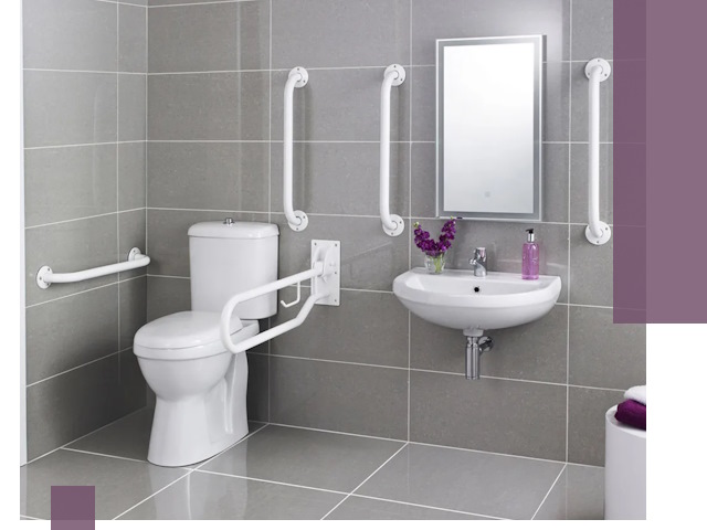 Поручни для санузлов в Коврове: установка, ремонт и монтаж