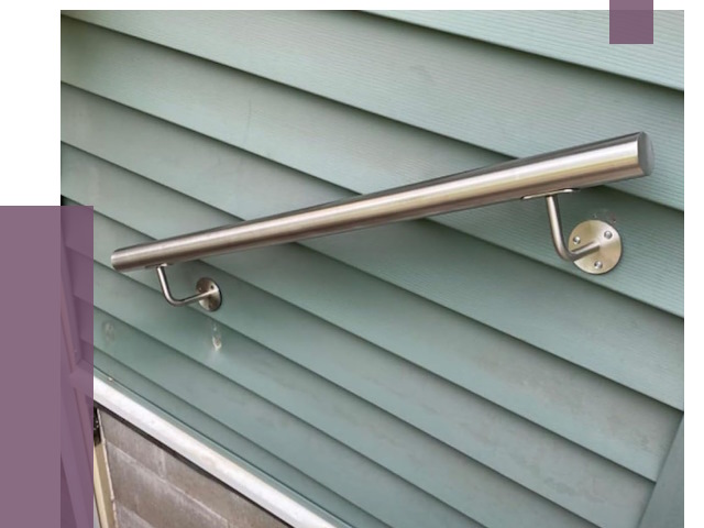 Поручни из нержавеющей стали в Коврове от 7674 руб.  | ПРОЛЁТ-Квр